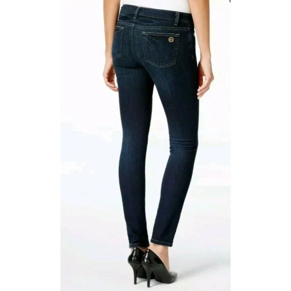 MICHAEL KORS Zipper Pocket Low-Rise Skinny Jeans Women's Size 2